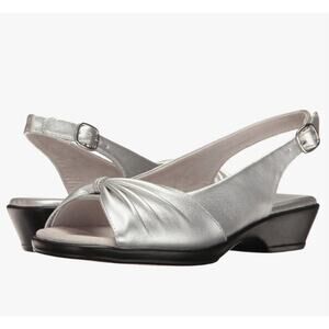 EASY STREET Women's WIDE WIDTH Open-Toe Slingback Shoes | NEW | Size 8 W